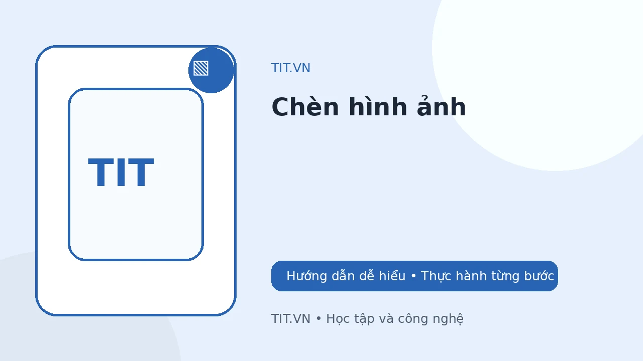 Chèn hình ảnh