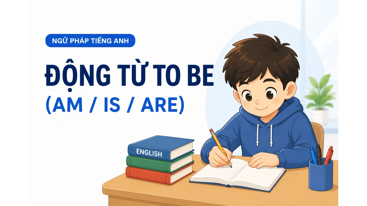 Động từ To Be: Cách dùng Am, Is, Are và ví dụ dễ hiểu