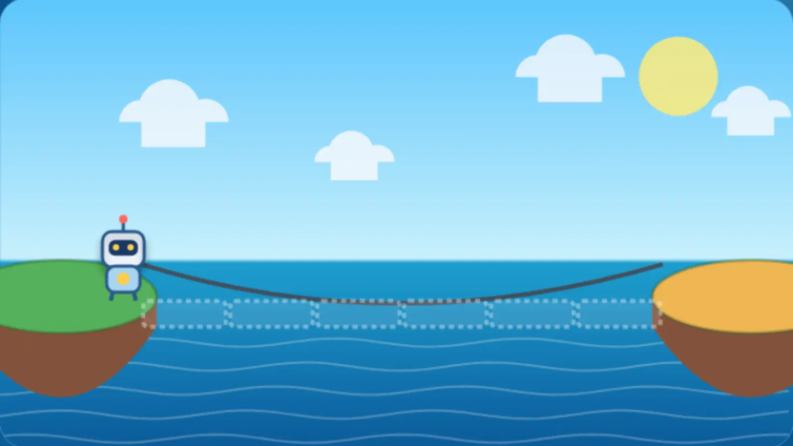 Gameplay Math Bridge Adventure