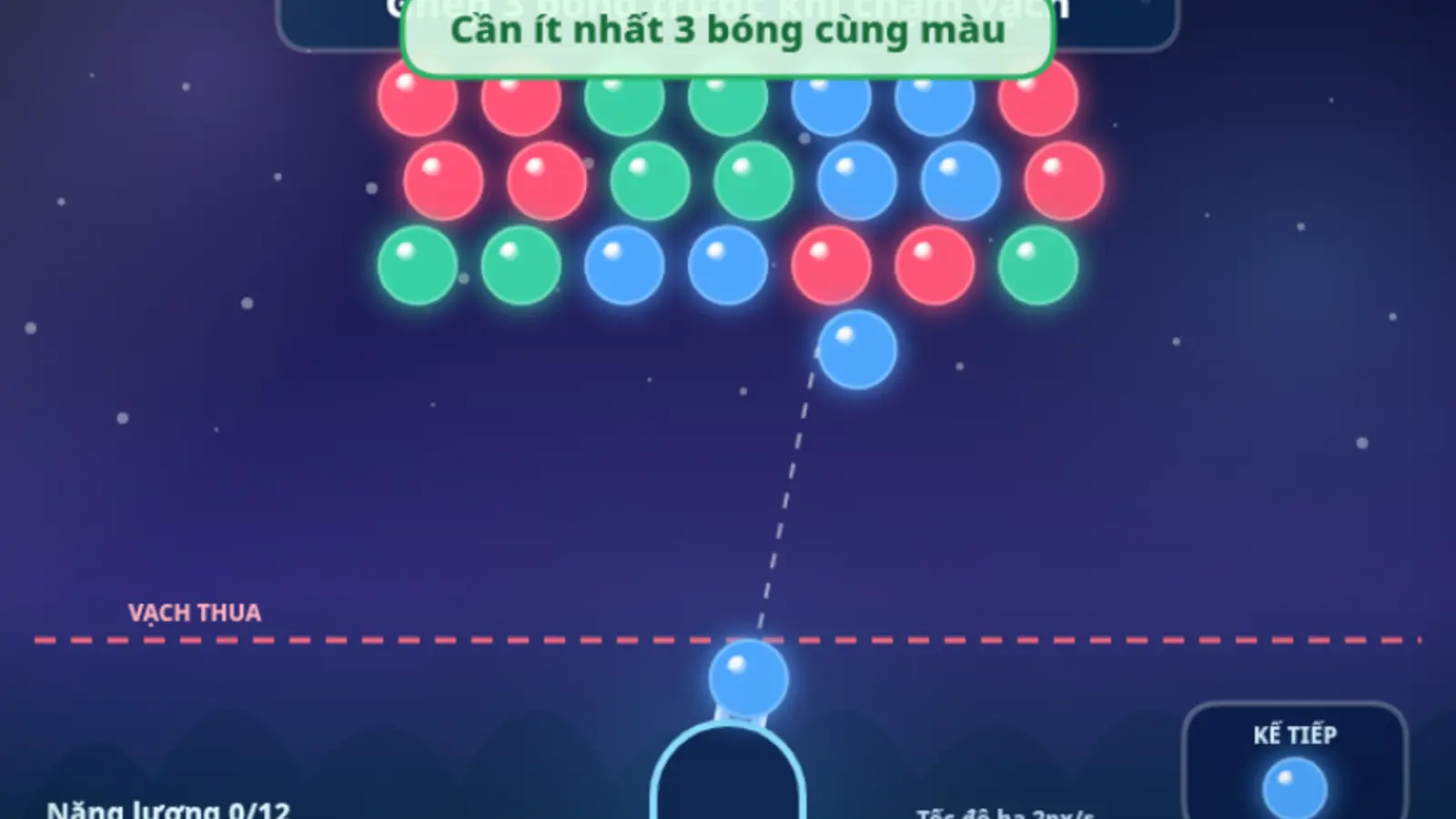 Gameplay Orbit Bubble Lab